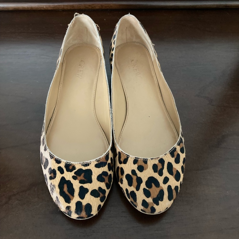 J. Crew Factory Animal Print Flats
